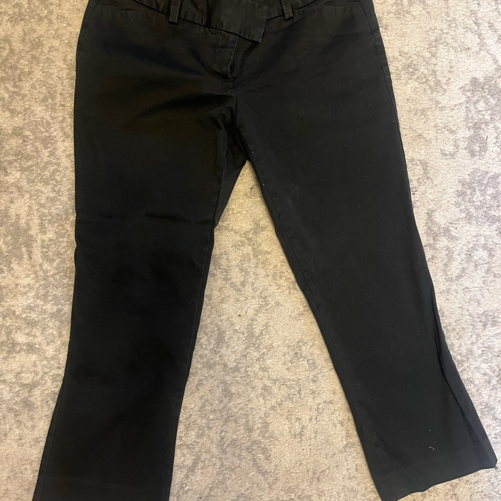 Black Cropped Pants